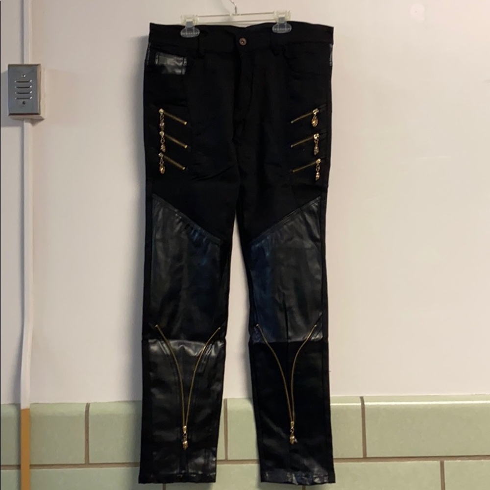 NWT Men’s Skinny Motorcycle Pants